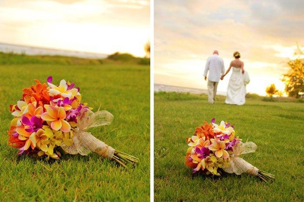 Kauai beach wedding photos
